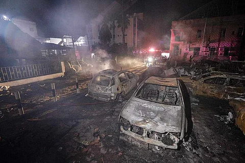 قصف إسرائيلي يستهدف الطابق الثالث من مستشفى الرنتيسي للأطفال في غزة