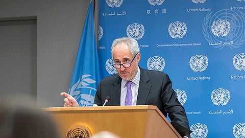 المتحدث الرسمي باسم الأمم المتحدة ستيفان دوجاريك