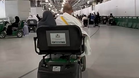 العربات الكهربائية بالمسجد الحرام