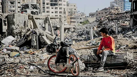 آثار الدمار في غزة