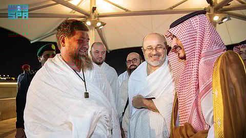 الأمير بدر بن سلطان يستقبل الرئيس الشيشاني رمضان قديروف