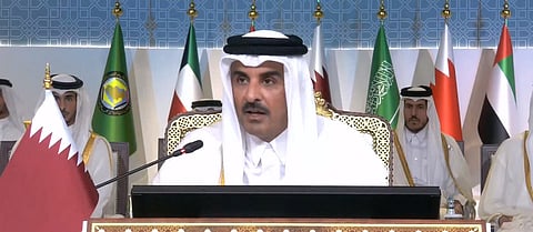 القمة الخليجية الـ 44.. أمير قطر: نأمل في تعزيز العمل الخليجي المشترك بما يخدم مصالح شعوبنا