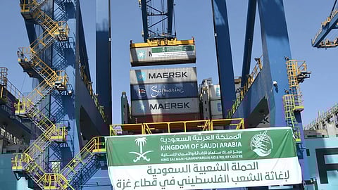 تسيير الباخرة الإغاثية السعودية الرابعة لإغاثة الشعب الفلسطيني في غزة