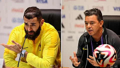 مارسيلو غاياردو وكريم بنزيما