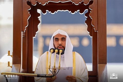 إمام وخطيب المسجد الحرام عبدالله الجهني