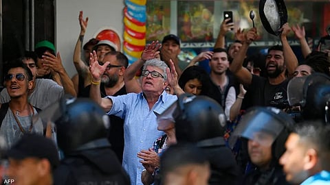 تظاهرات ضد قرارات اقتصادية في الأرجنتين