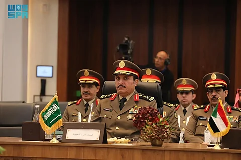 الفريق محمد بن عبدالله البسامي خلال مؤتمر قادة الشرطة والأمن العرب
