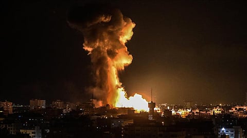 استشهاد سبعة فلسطينيين في قصف إسرائيلي على منزلين شمال قطاع غزة