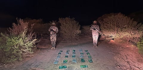 "حرس الحدود" بعسير يحبط تهريب 23 كيلوجرامًا من "الحشيش" المخدر