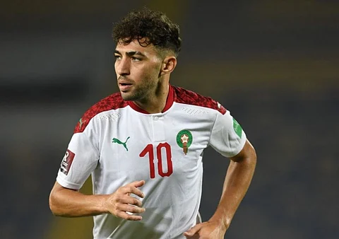 لاعب لاس بالماس الإسباني منير الحدادي