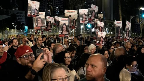 وقفة لأهالي الأسرى الإسرائيليين