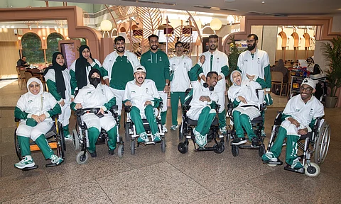 بعثة السعودية المشاركة في دورة ألعاب غرب آسيا البارالمبية الرابعة