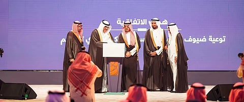 نائب أمير مكة المكرمة الأمير سعود بن مشعل يشهد توقيع مذكرة التفاهم