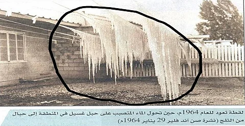 مشاهد أبقتها صور التاريخ.. "المسند": لم يشهد الخليج حديثاً أبرد من يناير 1964!