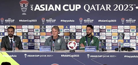 فيديو.. مانشيني: المنتخب أكبر من أي لاعب وهذا ما حدث مع "الفرج" و"الغنام" و"العقيدي"
