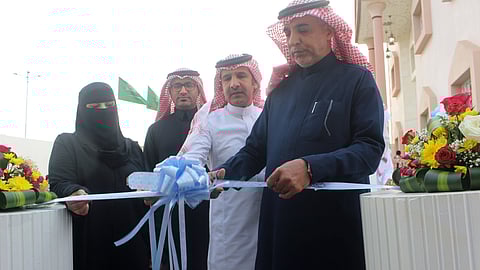 خلال افتتاح قاعة بنك الجزيرة التدريبية