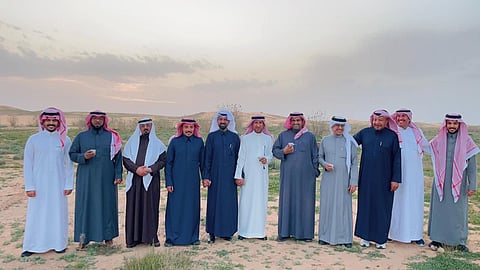 وفد إعلامي يزور مهرجان الأرطاوية التراثي الثاني.. ورئيس القاعية يقيم لهم مأدبة عشاء