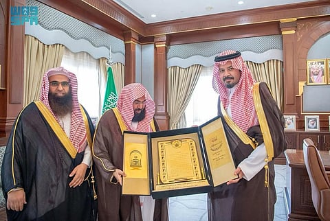 "السديس": حريصون على التكامل مع "إمارة المدينة" لإبراز رسالة المسجد النبوي الوسطية للعالم