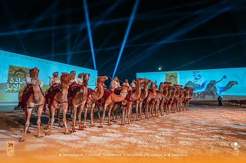 "جادة الإبل" في حائل يشهد منافسة 150 متناً في أول أشواط "الهجيج"