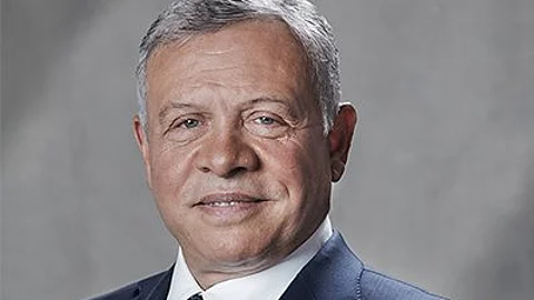 الملك عبدالله بن الحسين ملك الأردن