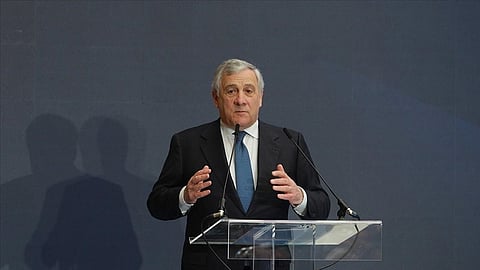 وزير الخارجية الإيطالي أنطونيو تاياني