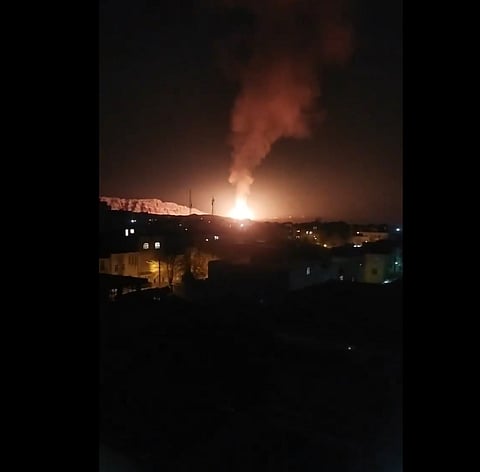 انفجارٌ كبيرٌ بخطٍ رئيسٍ لنقل الغاز جنوب غربي إيران