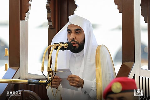 إمام وخطيب المسجد الحرام عبدالله بن عواد الجهني