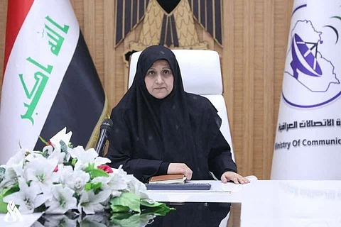 وزيرة الاتصالات العراقية هيام الياسري