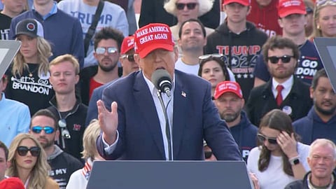 الرئيس الأمريكي السابق دونالد ترامب