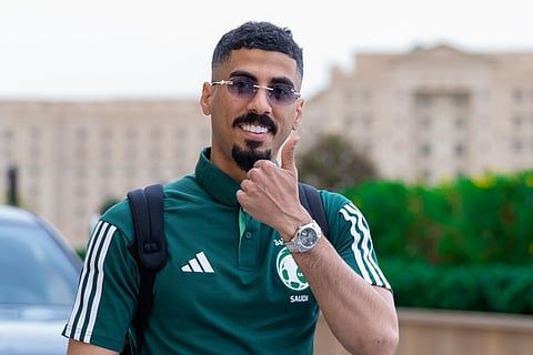 علي لاجامي لاعب المنتخب السعودي