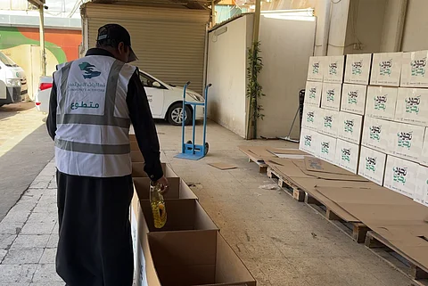 ضمن مبادرة "نجود بخيرنا".. "حفظ النعمة" توزع قرابة 5 آلاف سلة غذائية رمضانية