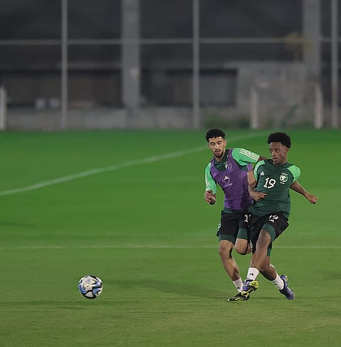 تحضيرًا لمواجهة الأردن ضمن بطولة غرب آسيا ..الأخضر تحت21 يكمل جاهزيته