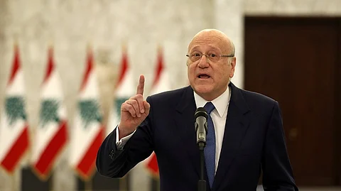 رئيس حكومة تصريف الأعمال في لبنان نجيب ميقاتي
