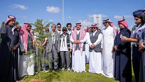 أمين الباحة يطلق مبادرة "تشجير" احتفاءً بيوم مبادرة السعودية الخضراء