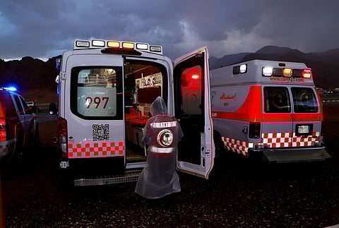 تيماء تشهد أمطاراً غزيرة.. و"المدني" والهلال الأحمر يرفعان مستوى الجاهزية