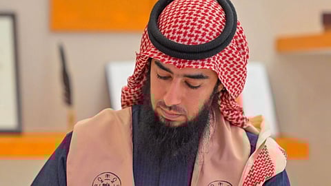 إقبال كبير على معرض الخطّ العربي في مهرجان شتاء درب زبيدة بقرية لينة