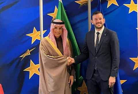 عادل الجبير يلتقي المفوض الأوروبي للبيئة والمحيطات فيرجينيوس سينكيفيسيوس