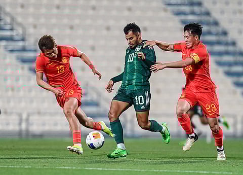 تحضيرًا لكأس آسيا .. الأخضر تحت 23 يتغلب على الصين بثنائية