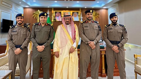 محافظ شرورة يدشن فعاليّات اليوم العالمي للدفاع المدني بشعار "بالتقنية نسعي لحمايتكم"