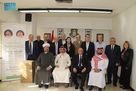 تنفيذ برنامج هدية خادم الحرمين من التمور في لبنان