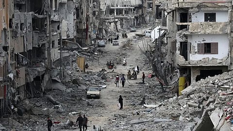 الدمار في خان يونس