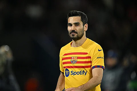  لاعب وسط برشلونة غوندوغان