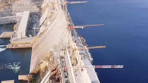 صورة حديثة لسد النهضة