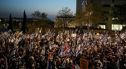 القدس تشهد أضخم مظاهرة ضد نتنياهو منذ 7 أكتوبر