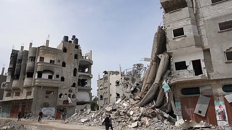 دمار واسع خلفه القصف الإسرائيلي في قطاع غزة