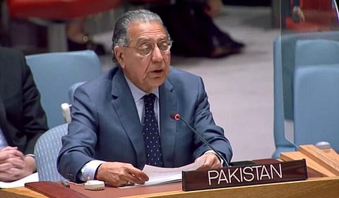 المندوب الباكستاني الدائم لدى الأمم المتحدة السفير منير أكرم