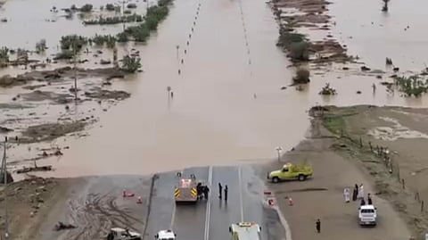 أمطار محافظة الخرمة
