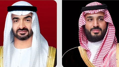 الأمير محمد بن سلمان والشيخ محمد بن زايد آل نهيان