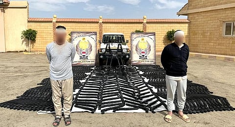 مصر تحبط تهريب أسلحة وذخائر إلى أراضيها