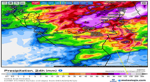 مُلفتة تستدعي الاحتياط.. "المسند" عن "منخفض المطير": مطرية معتبرة تلف 4 دول
